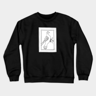 Medieval art - pigeon Crewneck Sweatshirt